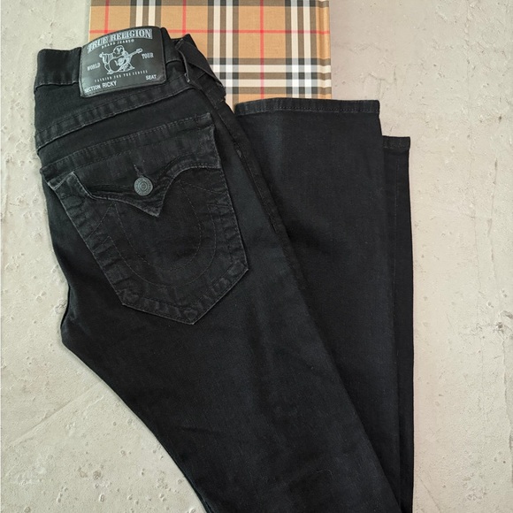 True Religion blackDenim Jeans size 28 preowned